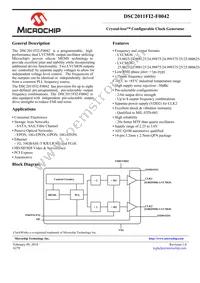 DSC2011FI2-F0042 Datasheet Cover