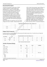 DSC2011FM1-E0015T Datasheet Page 3