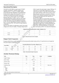 DSC2011FM1-F0041 Datasheet Page 3