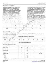 DSC2011FM2-E0015T Datasheet Page 3