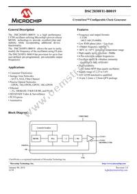 DSC2030FI1-B0019 Datasheet Cover