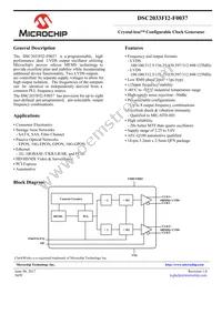 DSC2033FI2-F0037T Datasheet Cover