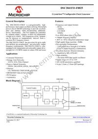 DSC2041FI1-F0025 Datasheet Cover