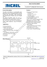 DSC2111FI2-E0019T Datasheet Cover