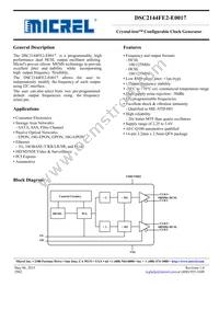 DSC2144FE2-E0017T Datasheet Cover
