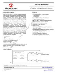 DSC2311KI1-R0053T Datasheet Cover
