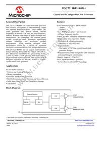 DSC2311KI2-R0061 Datasheet Cover
