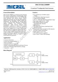 DSC2311KL2-R0009T Datasheet Cover