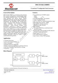 DSC2311KL2-R0052 Datasheet Cover