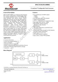 DSC2311KM1-R0002 Datasheet Cover