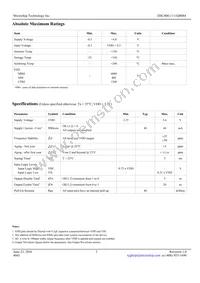 DSC400-1111Q0084KI2 Datasheet Page 5