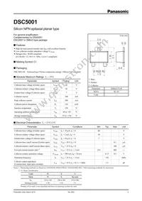 DSC5001R0L Datasheet Cover