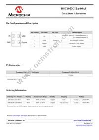 DSC6023CI2A-00A5T Datasheet Cover