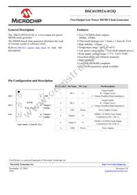 DSC612PI2A-012QT Datasheet Cover