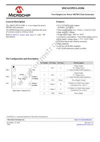 DSC612PI3A-010KT Datasheet Cover