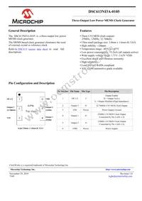 DSC613NI3A-0105T Datasheet Cover