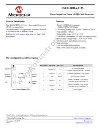 DSC613RI2A-012S Datasheet Cover