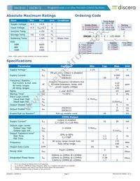 DSC8121NI2 Datasheet Page 2
