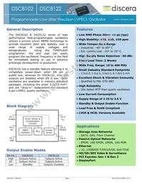 DSC8122NI2 Datasheet Cover