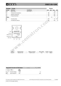 DSEC120-12AK Datasheet Page 3