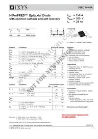 DSEC16-02A Datasheet Cover