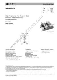 DSEC240-04A Cover