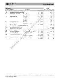 DSEC240-04A Datasheet Page 2