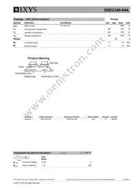 DSEC240-04A Datasheet Page 3