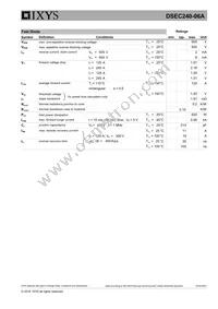 DSEC240-06A Datasheet Page 2