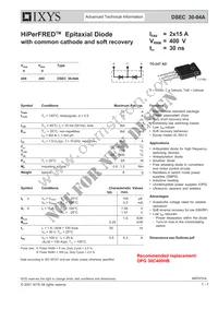 DSEC30-04A Datasheet Cover