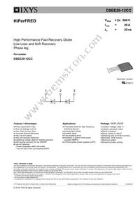 DSEE29-12CC Datasheet Cover