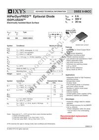 DSEE6-06CC Datasheet Cover