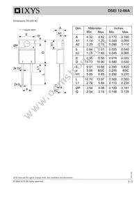 DSEI12-06A Datasheet Page 3