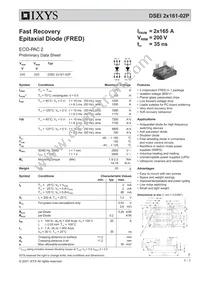 DSEI2X161-02P Datasheet Cover