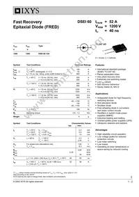 DSEI60-12A Datasheet Cover
