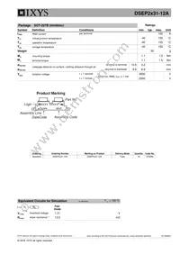 DSEP2X31-12A Datasheet Page 3