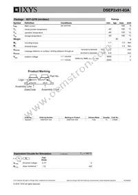 DSEP2X91-03A Datasheet Page 3