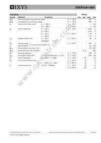 DSEP2X91-06A Datasheet Page 2