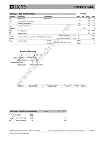 DSEP2X91-06A Datasheet Page 3