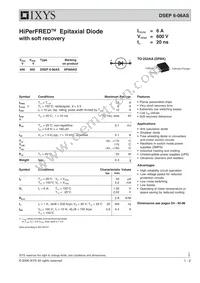 DSEP6-06AS-TRL Datasheet Cover