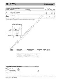 DSEP60-06AT-TUB Datasheet Page 3