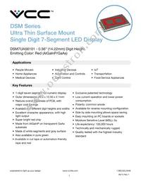 DSM7UA56101T Datasheet Cover