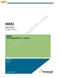 DSP56852VFE Datasheet Cover