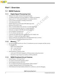 DSP56858FVE Datasheet Page 4