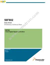 DSP56F802TA80E Datasheet Cover