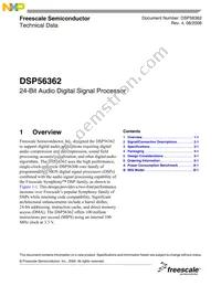 DSPB56362AG120R2 Datasheet Cover