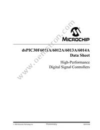 DSPIC30F6012AT-20E/PF Datasheet Cover