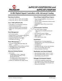 DSPIC33FJ32GP204-H/PT Datasheet Cover