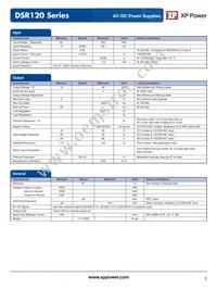 DSR120PS48 Datasheet Page 2