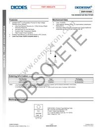 DSR15V600 Datasheet Cover